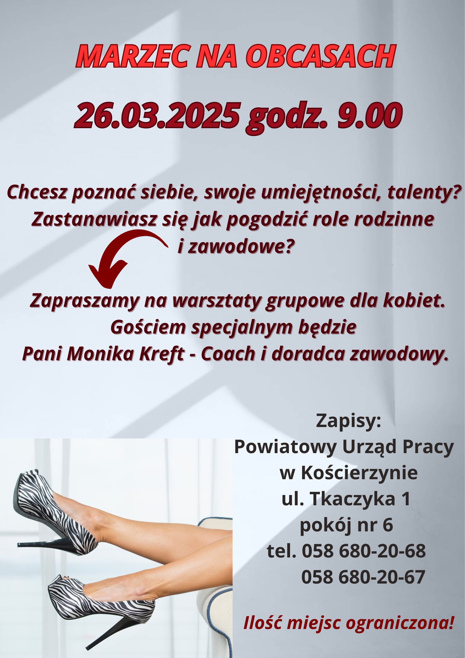 Plakat wydarzenia: Marzec na obcasach